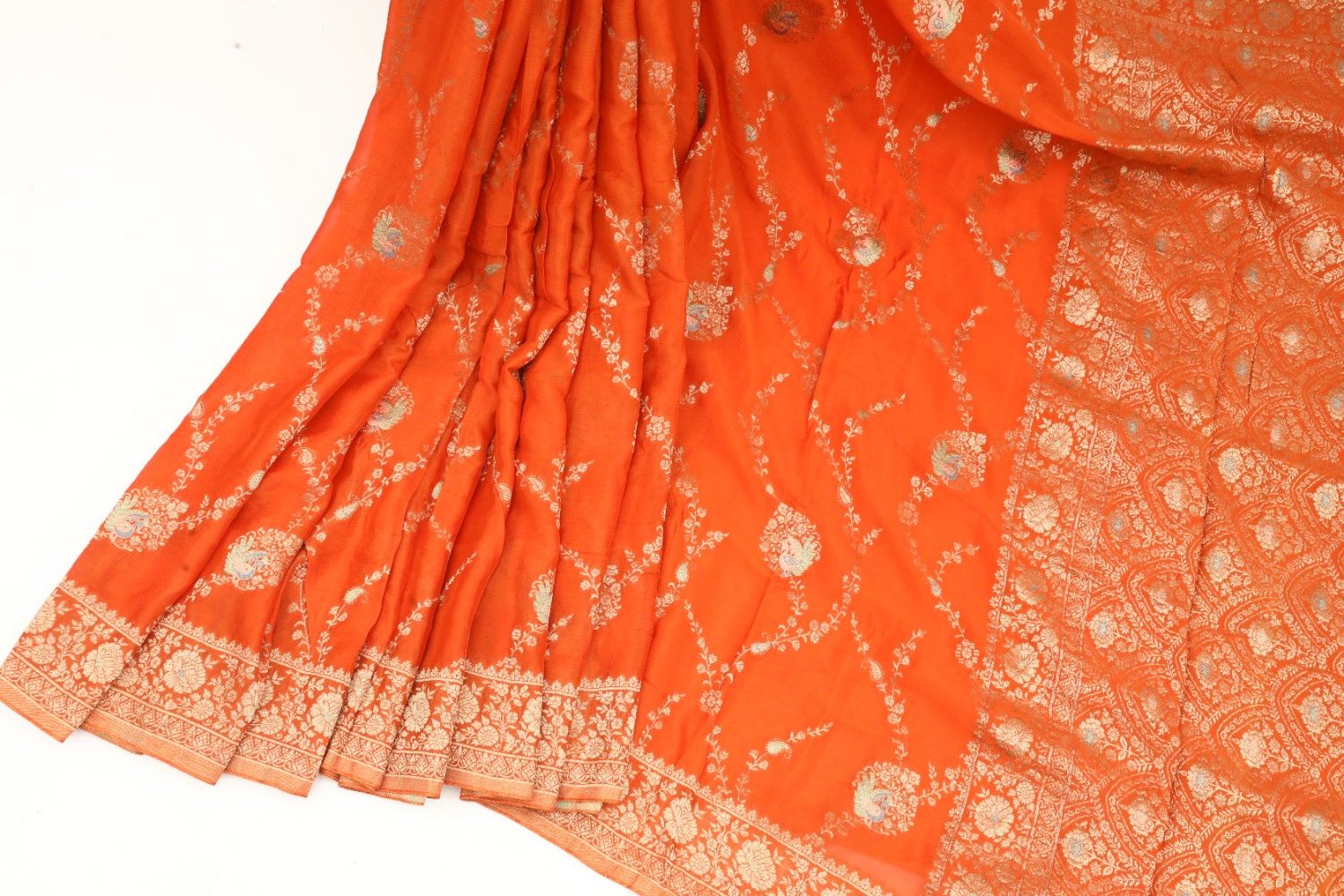 Banarasi Chinon Silk Saree